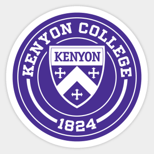 Kenyon College - 1824 Sticker